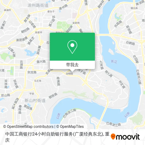 中国工商银行24小时自助银行服务(广厦经典东北)地图