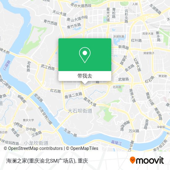 海澜之家(重庆渝北SM广场店)地图