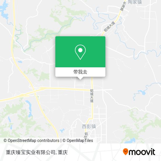 重庆臻宝实业有限公司地图