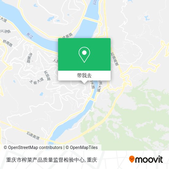 重庆市榨菜产品质量监督检验中心地图