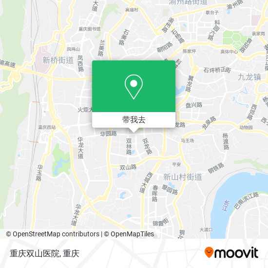 重庆双山医院地图