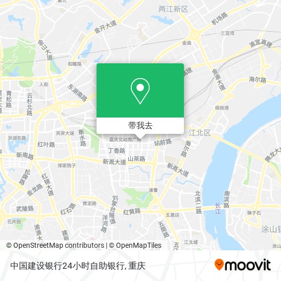 中国建设银行24小时自助银行地图