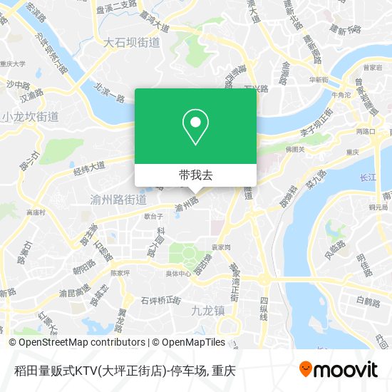 稻田量贩式KTV(大坪正街店)-停车场地图