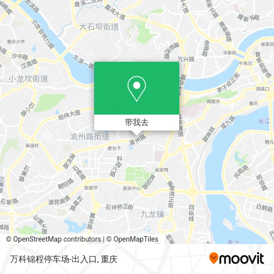 万科锦程停车场-出入口地图