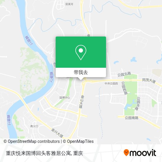 重庆悦来国博回头客雅居公寓地图