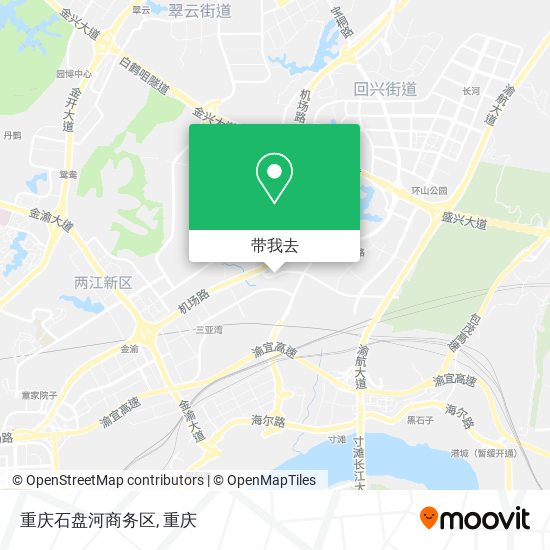重庆石盘河商务区地图
