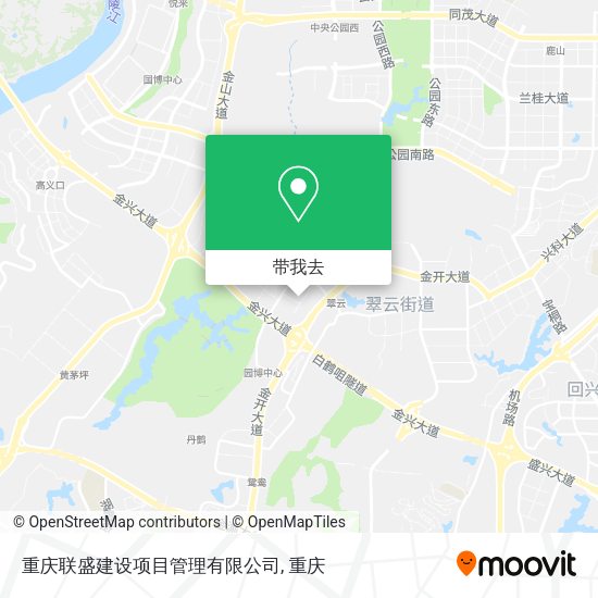 重庆联盛建设项目管理有限公司地图