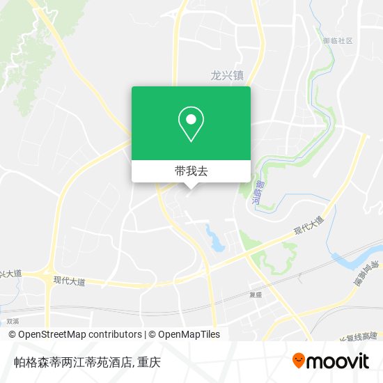 帕格森蒂两江蒂苑酒店地图