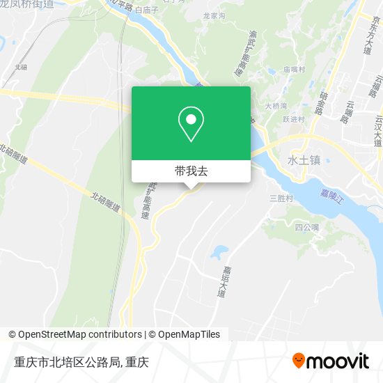 重庆市北培区公路局地图