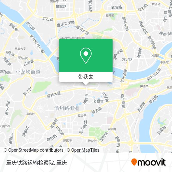 重庆铁路运输检察院地图