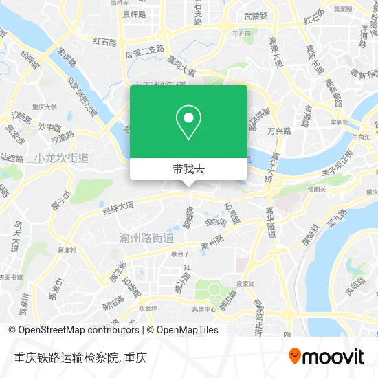 重庆铁路运输检察院地图