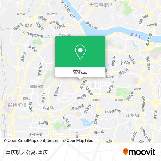 重庆航天公寓地图