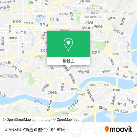 JIAN&GUY简盖造型生活馆地图