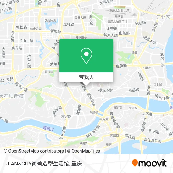 JIAN&GUY简盖造型生活馆地图