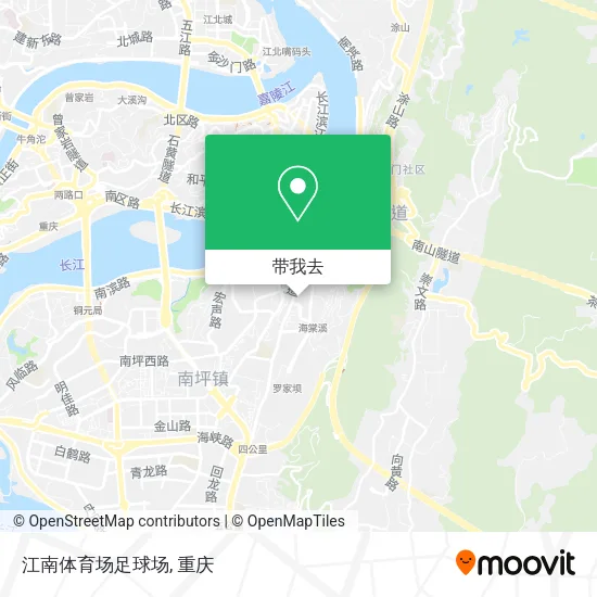 江南体育场足球场地图