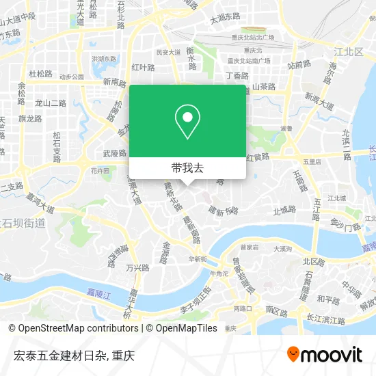 宏泰五金建材日杂地图