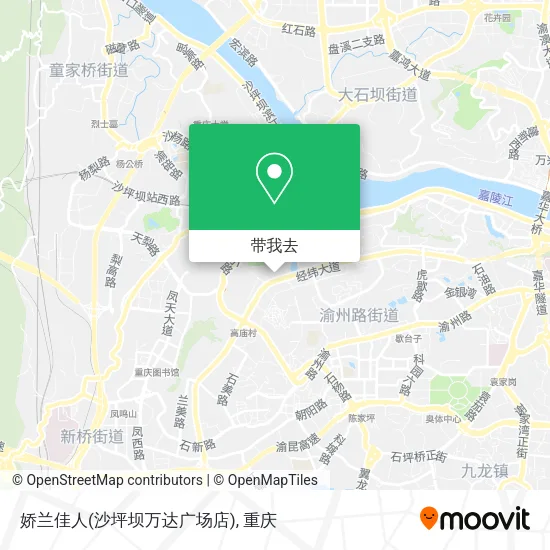 娇兰佳人(沙坪坝万达广场店)地图