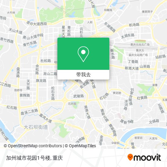 加州城市花园1号楼地图