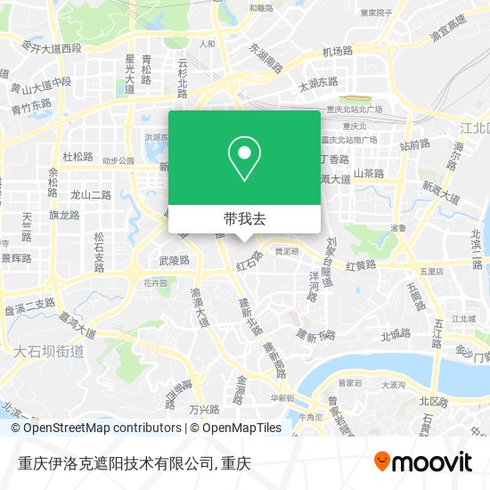 重庆伊洛克遮阳技术有限公司地图