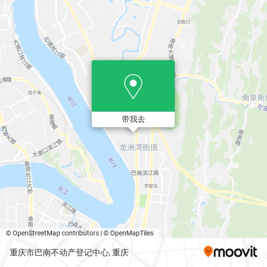 重庆市巴南不动产登记中心地图