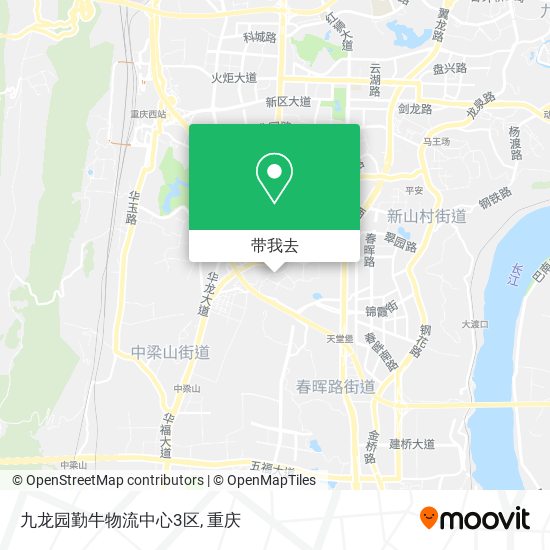 九龙园勤牛物流中心3区地图