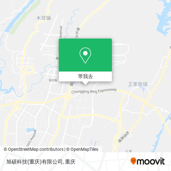 旭硕科技(重庆)有限公司地图