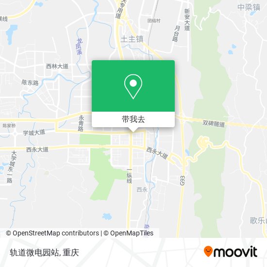 轨道微电园站地图