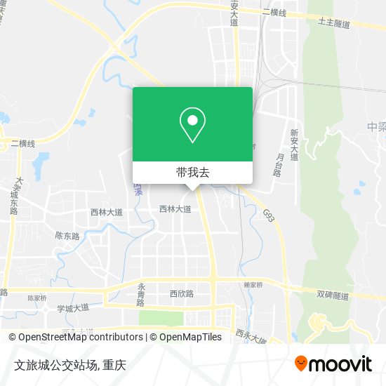 文旅城公交站场地图