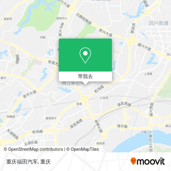 重庆福田汽车地图
