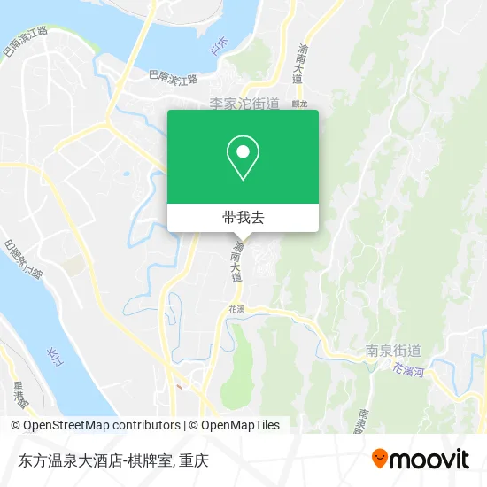东方温泉大酒店-棋牌室地图
