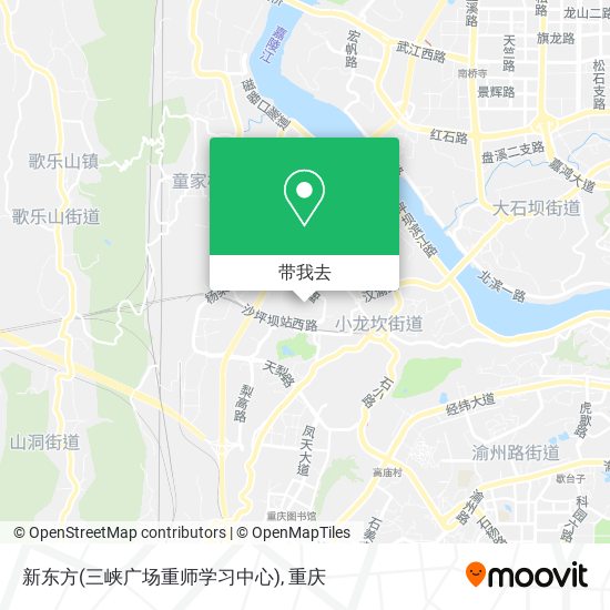 新东方(三峡广场重师学习中心)地图