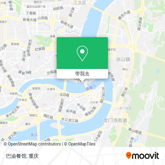 巴渝餐馆地图