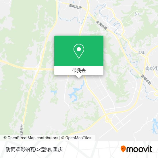 防雨罩彩钢瓦CZ型钢地图
