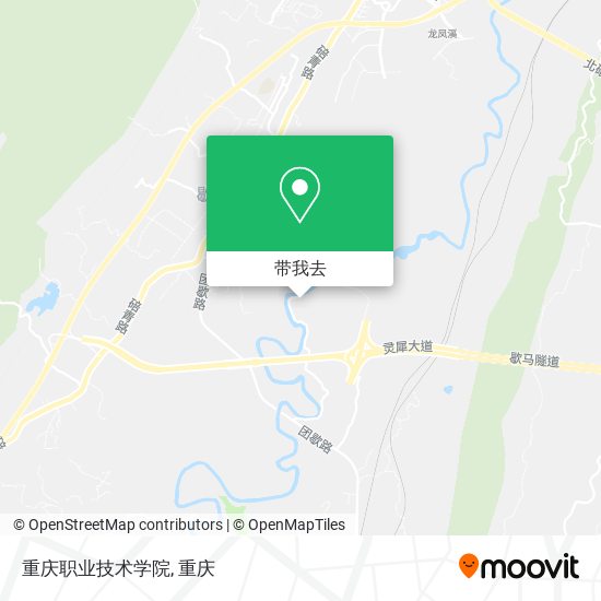 重庆职业技术学院地图