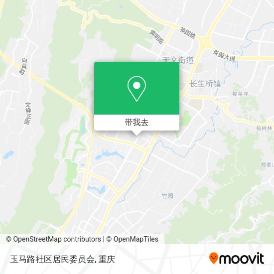 玉马路社区居民委员会地图