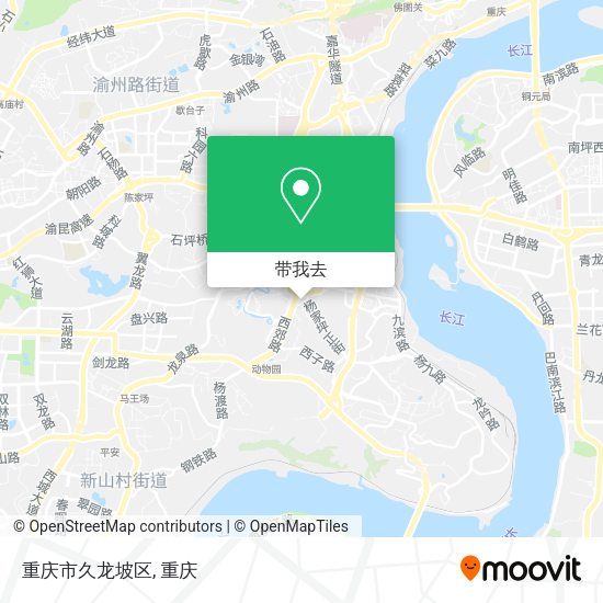 重庆市久龙坡区地图