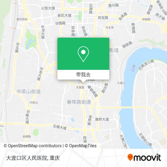 大渡口区人民医院地图