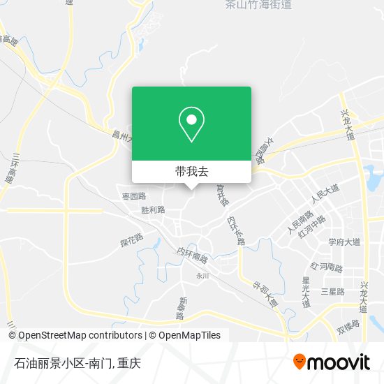 石油丽景小区-南门地图