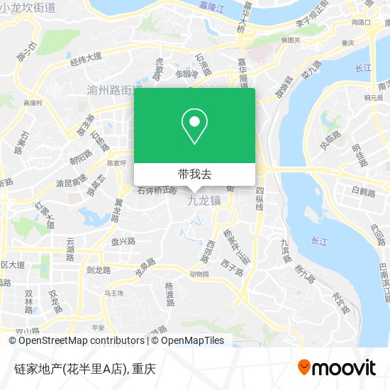 链家地产(花半里A店)地图