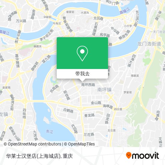 华莱士汉堡店(上海城店)地图