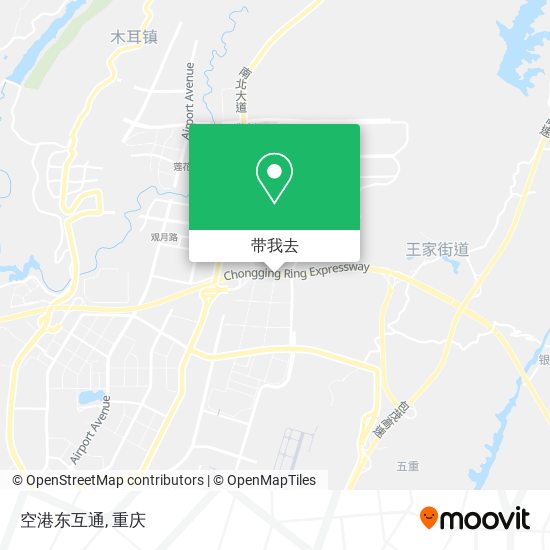 空港东互通地图