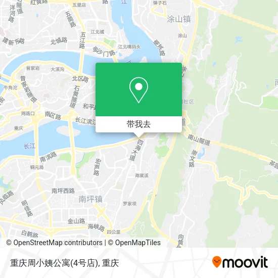 重庆周小姨公寓(4号店)地图