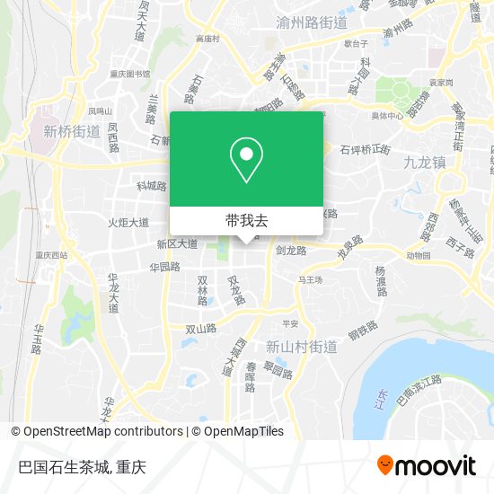 巴国石生茶城地图