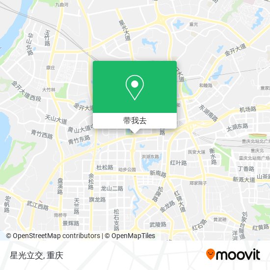 星光立交地图
