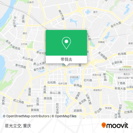 星光立交地图