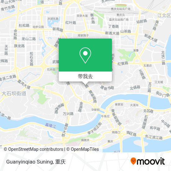 Guanyinqiao Suning地图