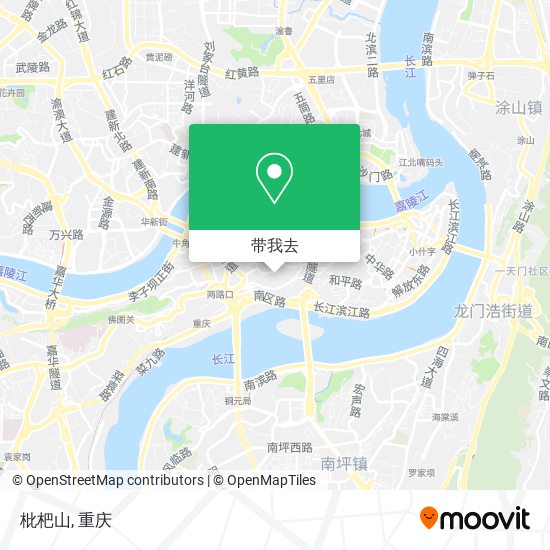 枇杷山地图