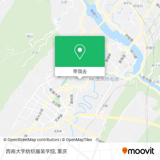 西南大学纺织服装学院地图