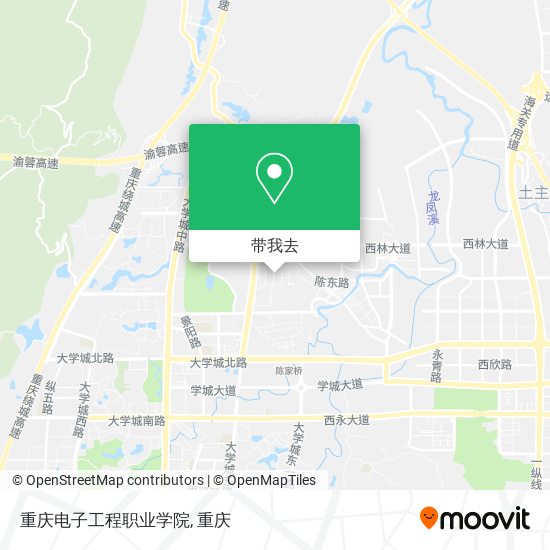 重庆电子工程职业学院地图