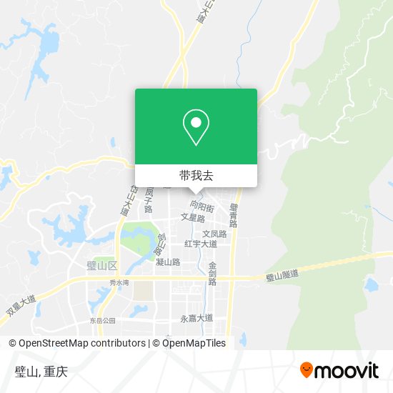 璧山地图
